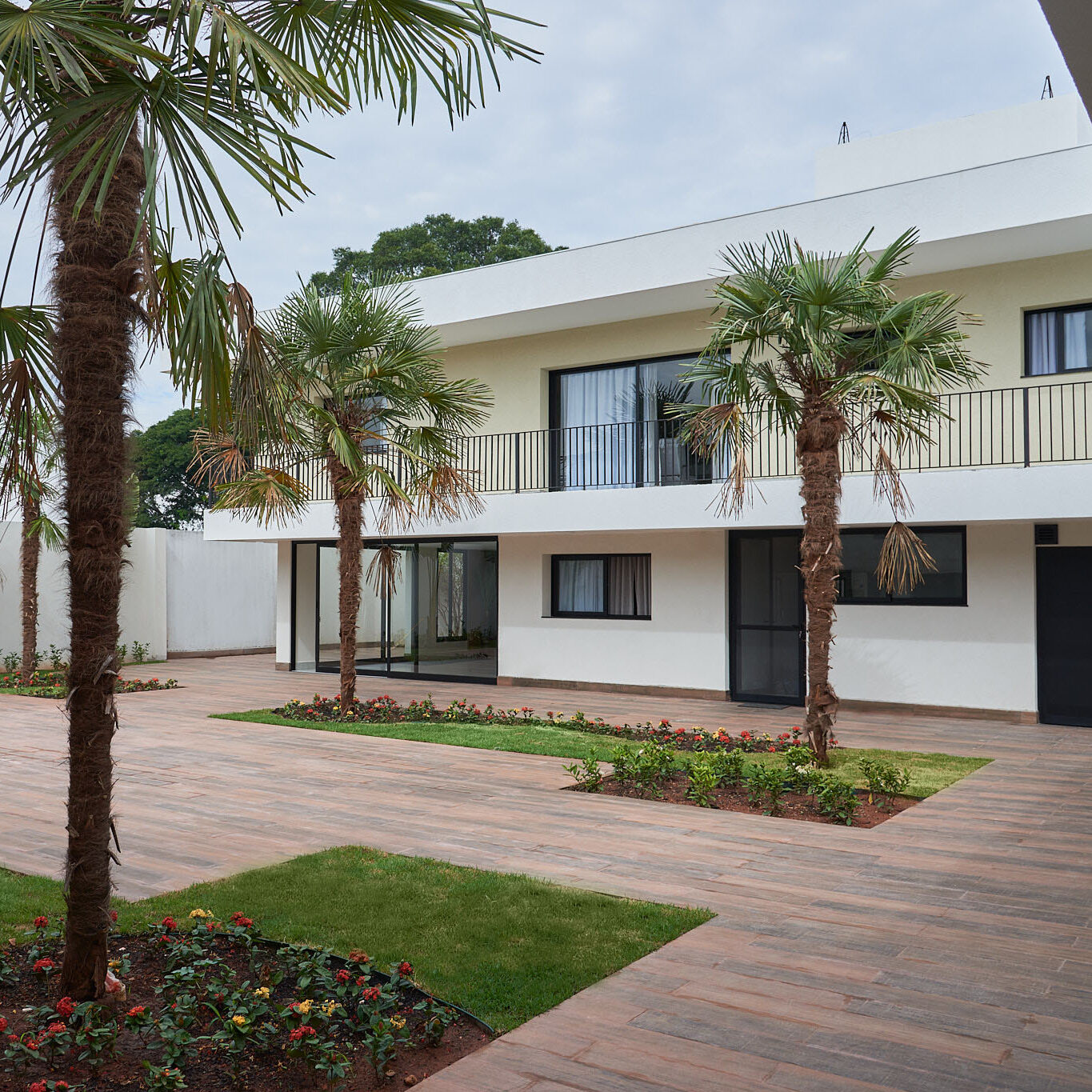 area de convivio interno da casa de repouso para idosos